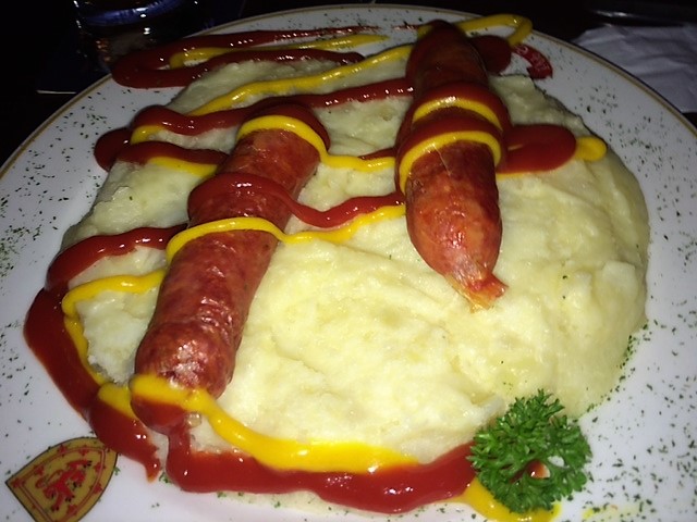 bangers and mash