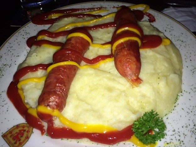 bangers and mash